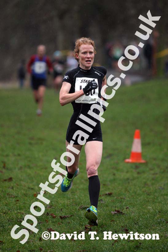 Claire McKittrick (Charnwood) 3rd in the New Years Day Morpeth 11k Road Race. Photo: David T. Hewitson/Sports for All Pics